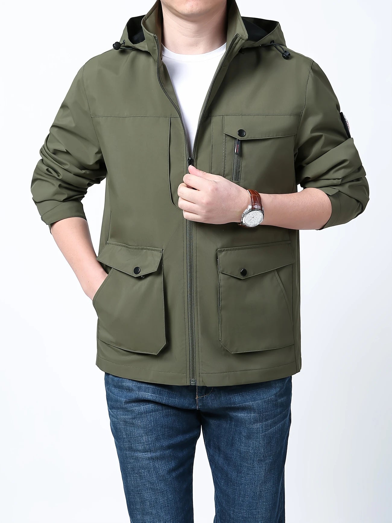 Henry™ - Comfortable Waterproof Jacket with Detachable Hood