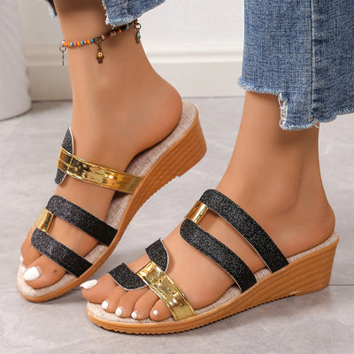Grace™ - Elegant Wedge Sandals