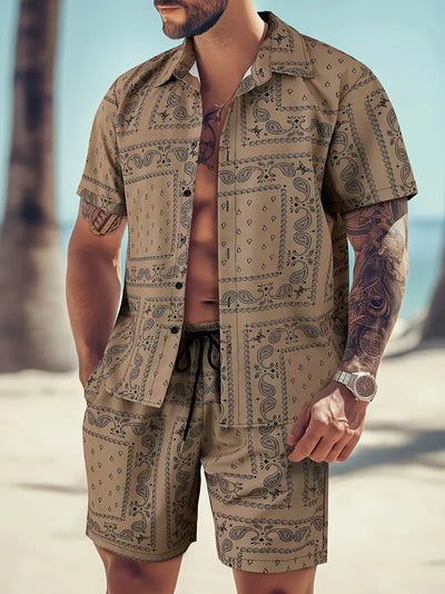Lucas™ - Stylish Paisley Print Set