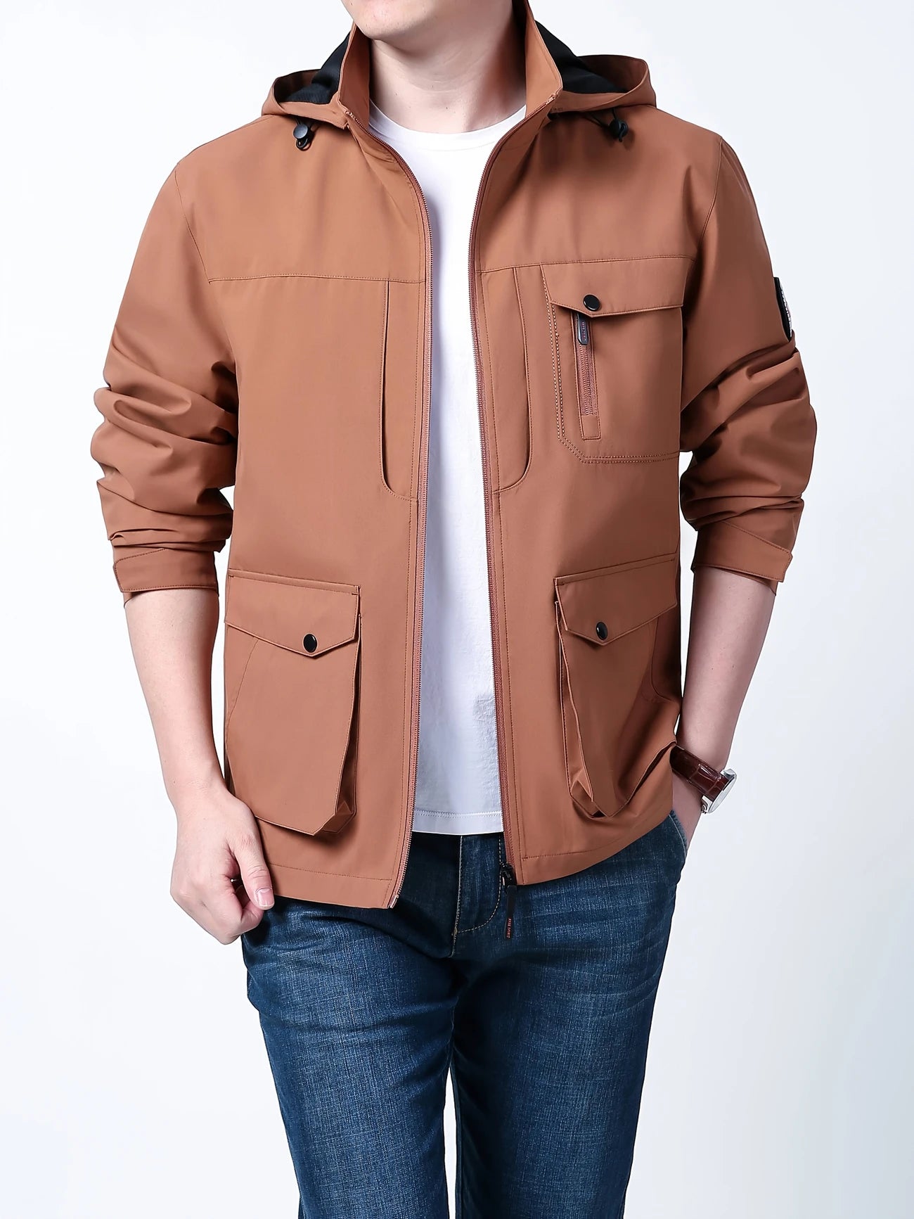 Henry™ - Comfortable Waterproof Jacket with Detachable Hood