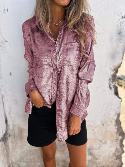 Riley™ - Chic Shimmer Shirt