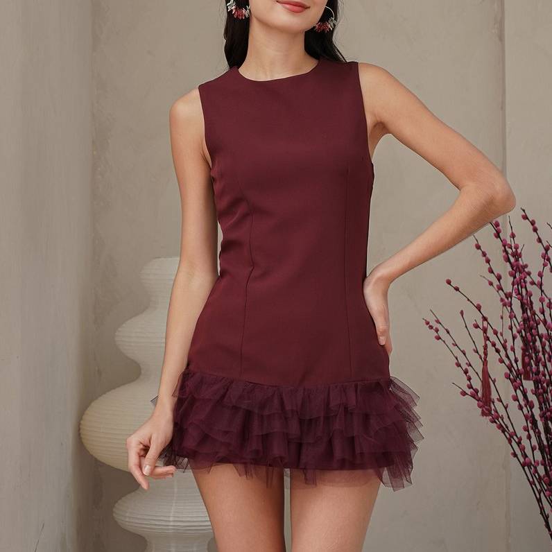 Grace™ - Chic Mesh Mini Dress