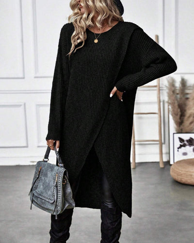 Addison™ - Comfortable Irregular Style Sweater Dress