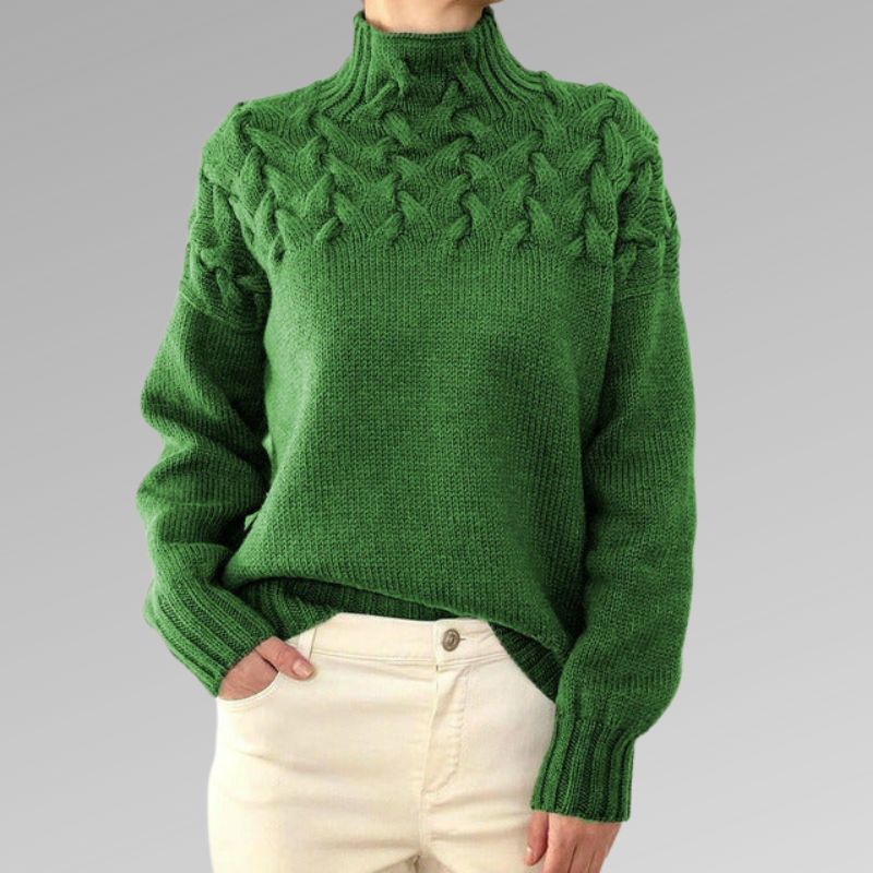 Madison™ - Elegant High Neck Sweater