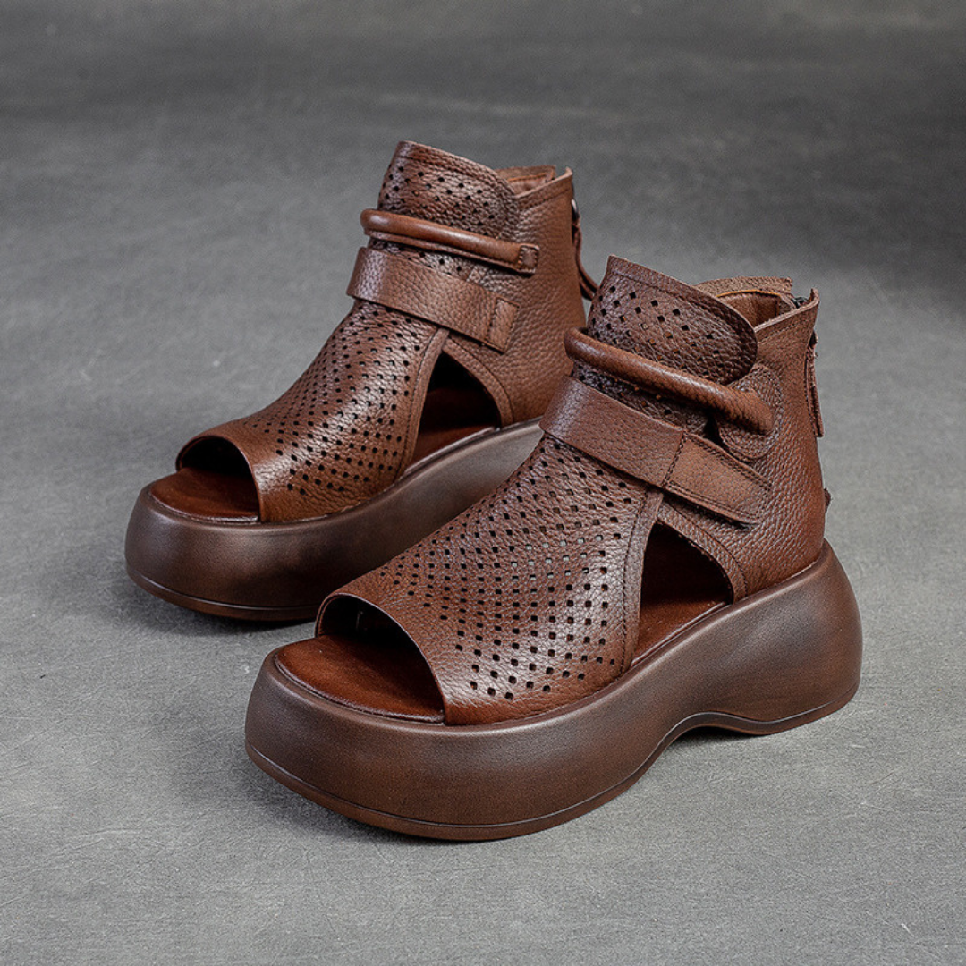 Lily™ - Timeless Leather Orthopedic Sandals