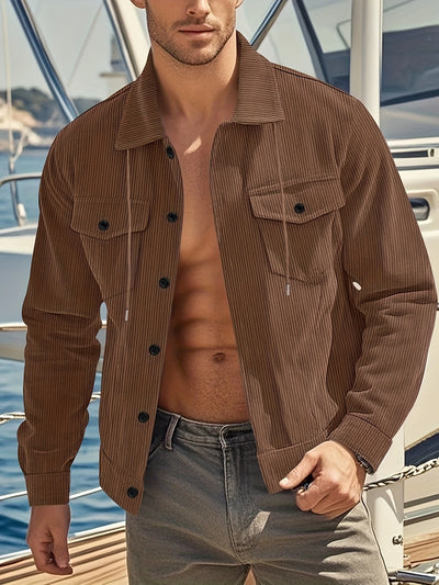 Alexander™ - Casual Corduroy Stand Collar Jacket