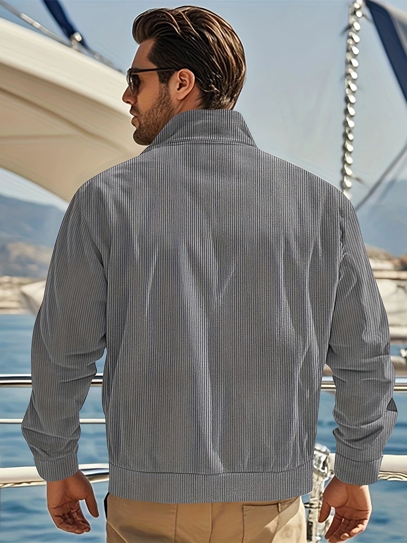 Alexander™ - Casual Corduroy Stand Collar Jacket