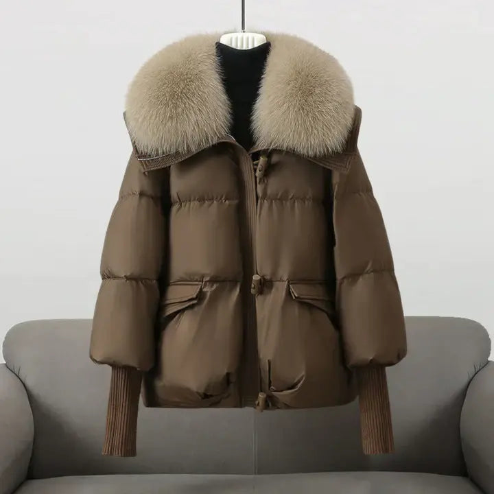 Lina™ - Winter Coat with Luxurious Fur Collar