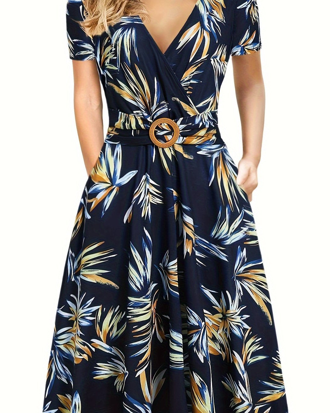Victoria™ - Elegant Tropical Dress