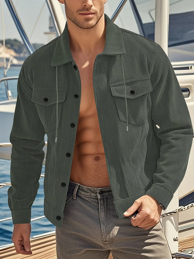 Alexander™ - Casual Corduroy Stand Collar Jacket