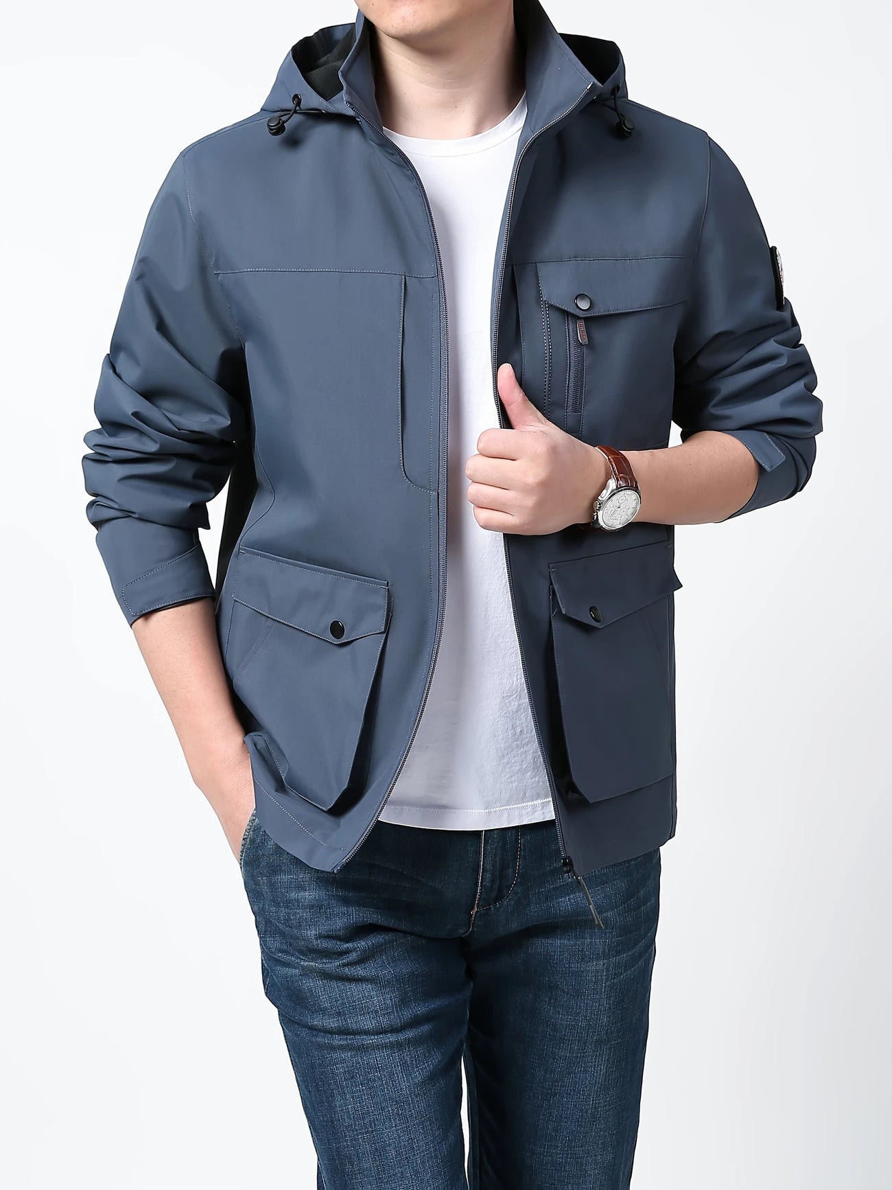 Henry™ - Comfortable Waterproof Jacket with Detachable Hood