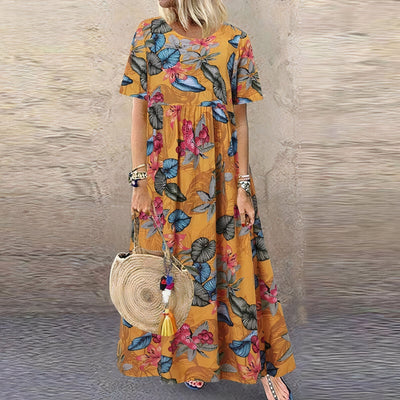 Isabella™ - Vibrant Floral Maxi Dress