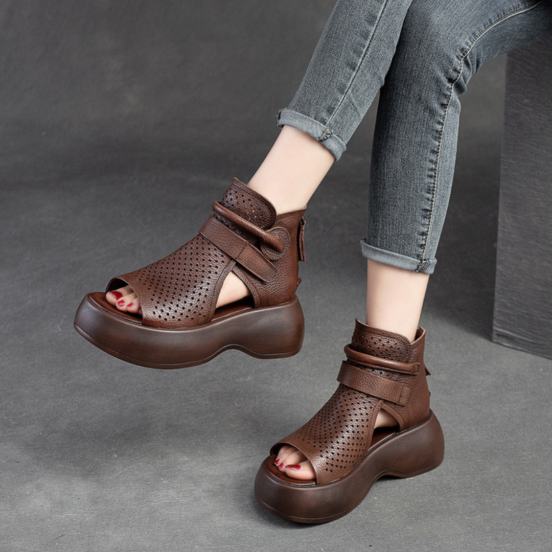 Lily™ - Timeless Leather Orthopedic Sandals