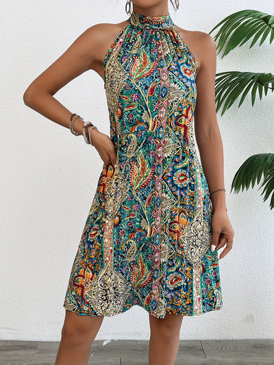 Zoe™ - Elegant Halterneck Dress