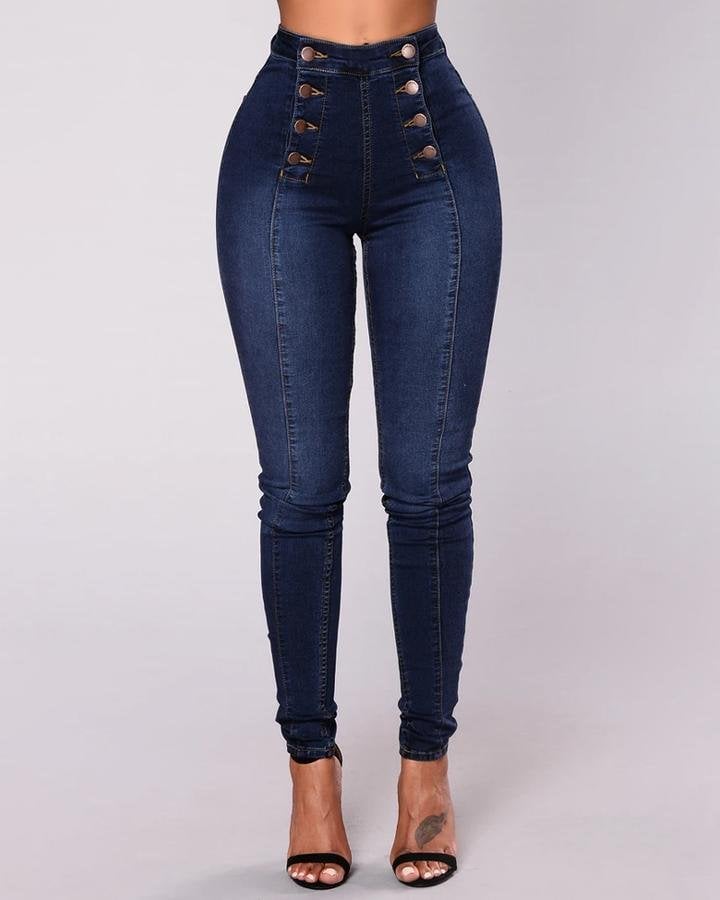 Riley™ - Stylish High Waist Skinny Jeans