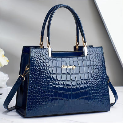 Brooklyn™ Shine | Croc-Embossed Luxury Bag