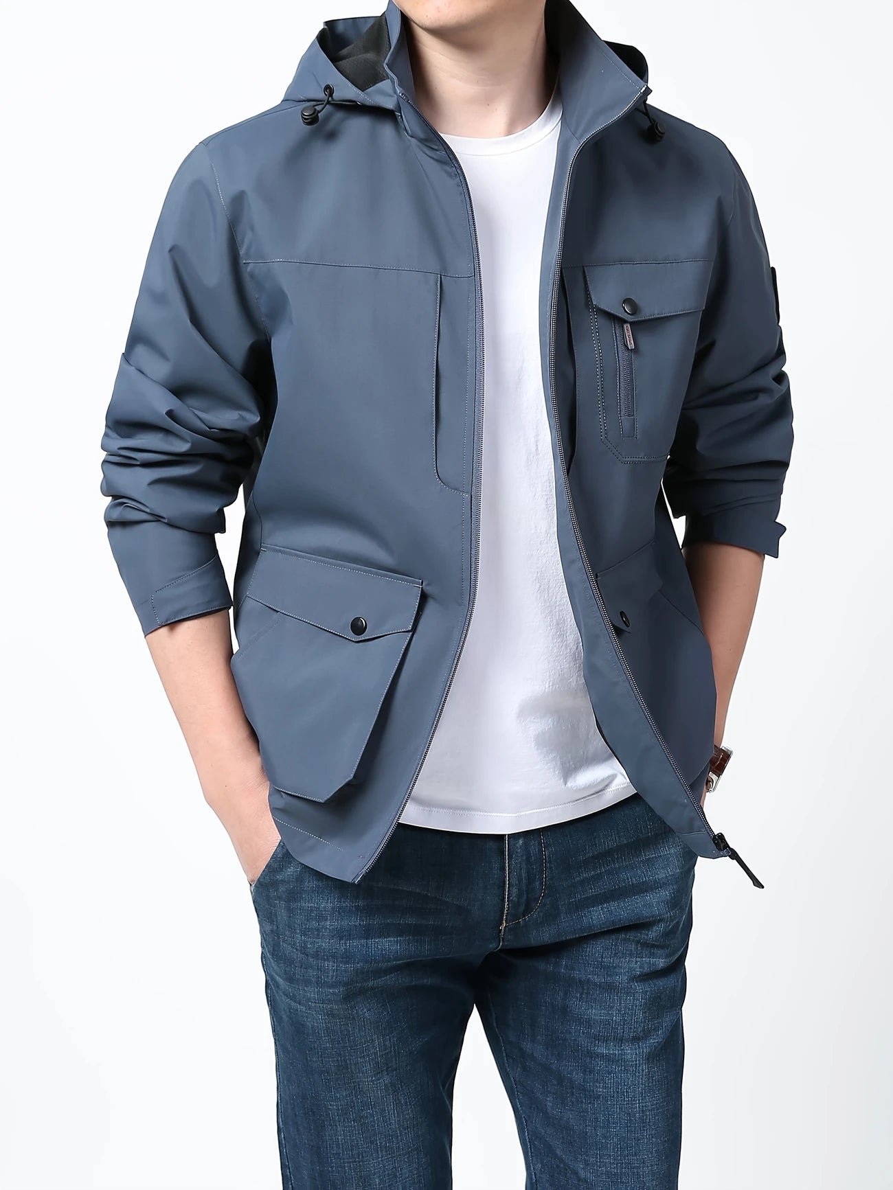 Henry™ - Comfortable Waterproof Jacket with Detachable Hood