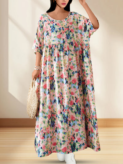 Charlotte™ - Comfortable Floral Maxi Dress