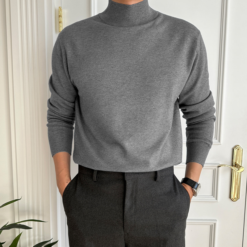 James™ - Comfortable Cashmere Turtleneck Sweater