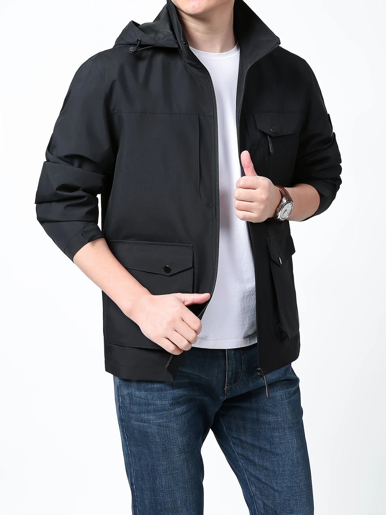 Henry™ - Comfortable Waterproof Jacket with Detachable Hood