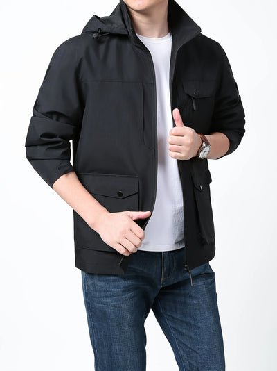 Henry™ - Comfortable Waterproof Jacket with Detachable Hood