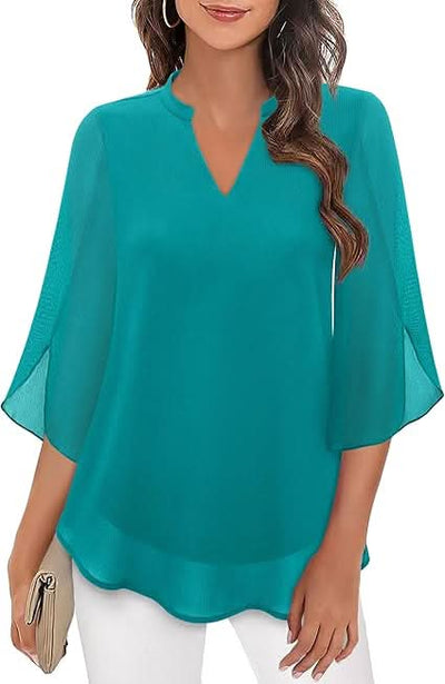 Sophia™ - Chic Layered Blouse