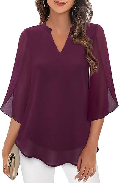 Sophia™ - Chic Layered Blouse