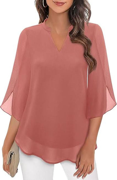 Sophia™ - Chic Layered Blouse