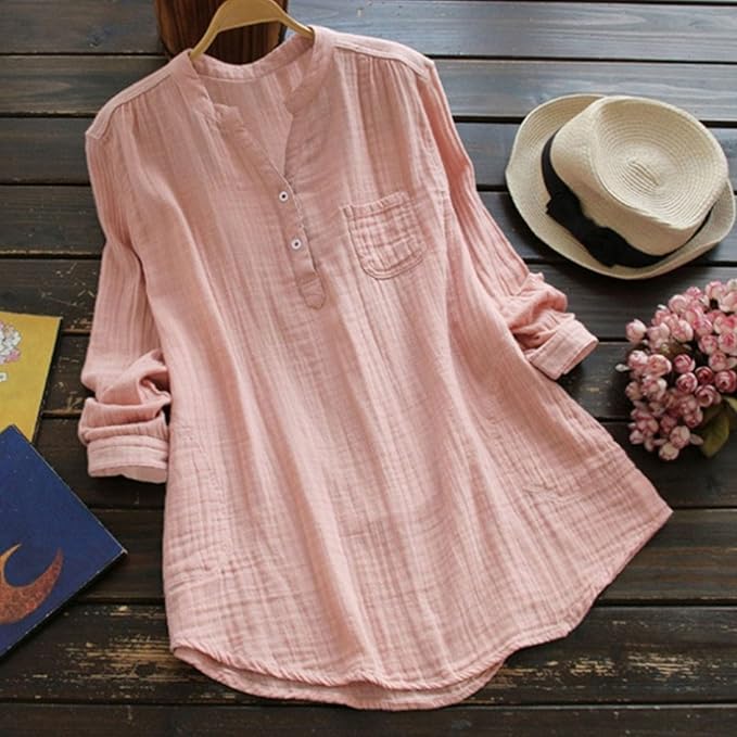 Alyssa™ - Comfortable Linen Shirt