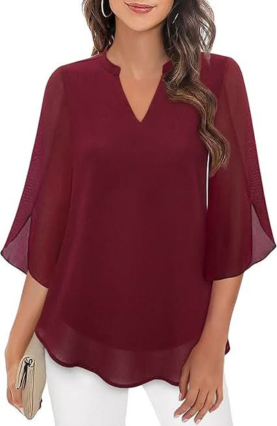 Sophia™ - Chic Layered Blouse