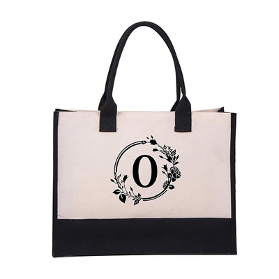 Harper™ - Letter Personalized Tote Bag