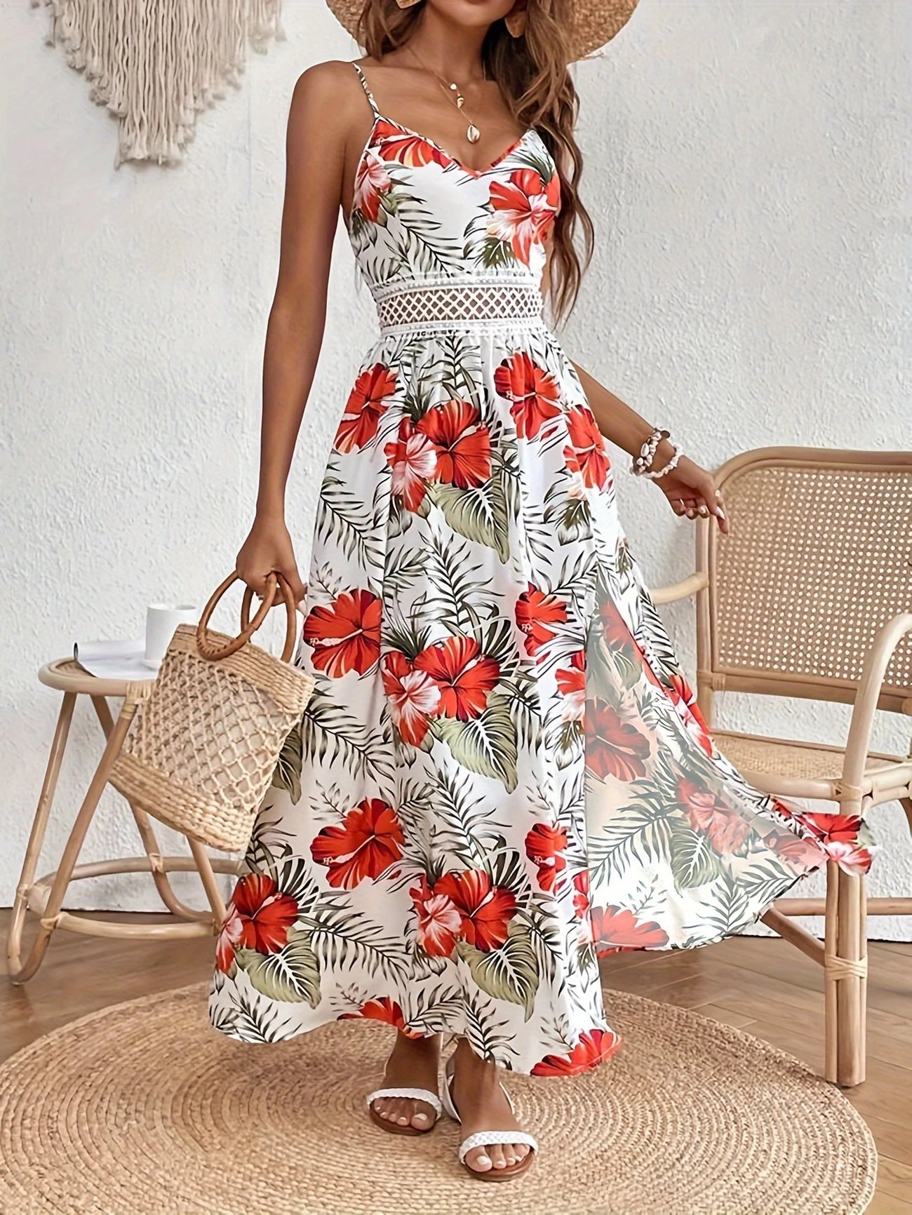 Olivia™ - Comfy Floral Print Dress