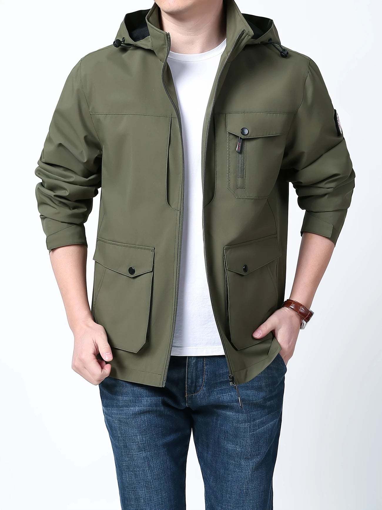 Henry™ - Comfortable Waterproof Jacket with Detachable Hood