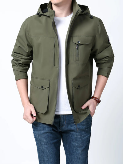 Henry™ - Comfortable Waterproof Jacket with Detachable Hood
