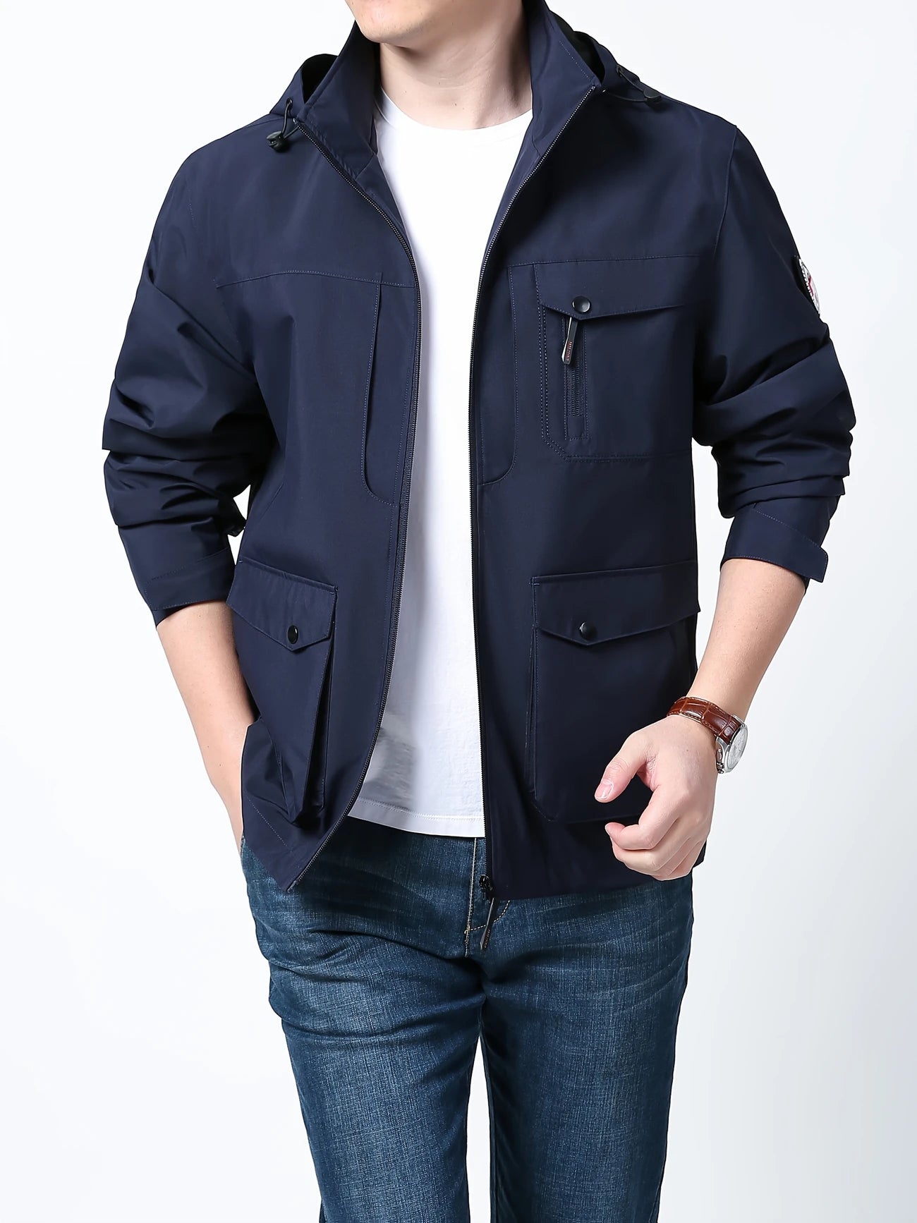 Henry™ - Comfortable Waterproof Jacket with Detachable Hood