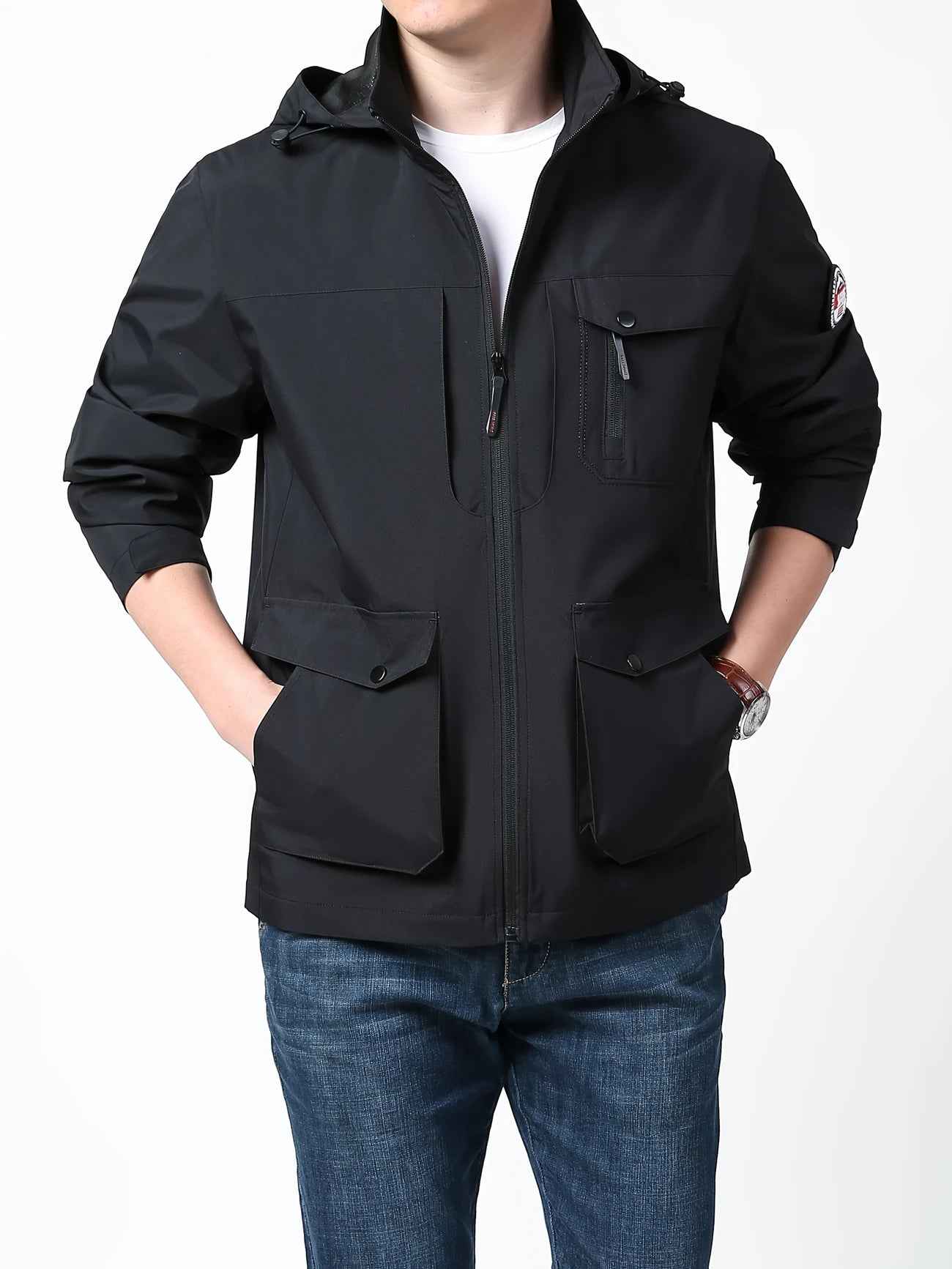Henry™ - Comfortable Waterproof Jacket with Detachable Hood