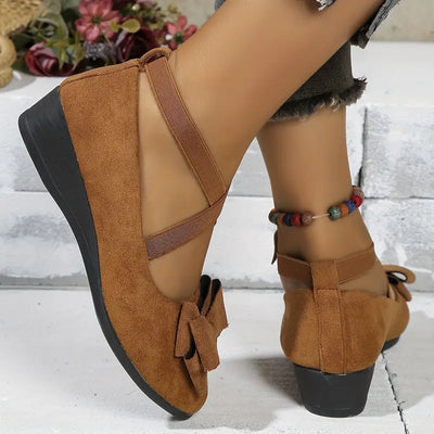 Olivia™ - Elegant Cross Bow Shoes