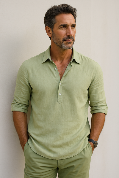 Owen™ - Classic Cotton and Linen Shirt (1+1 Free)