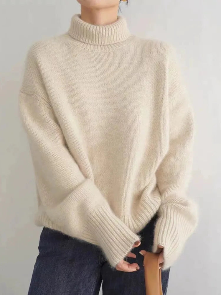 Avery™ - Comfy Soft Turtleneck Sweater