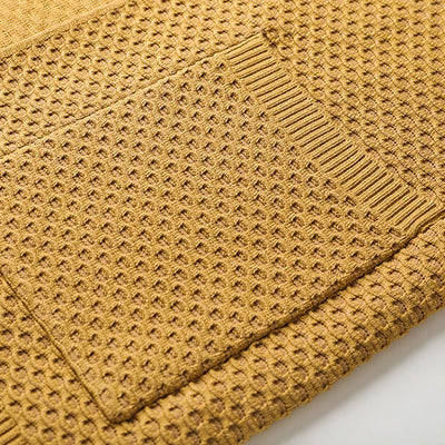 James™  - Comfortable Honeycomb Knit Cardigan