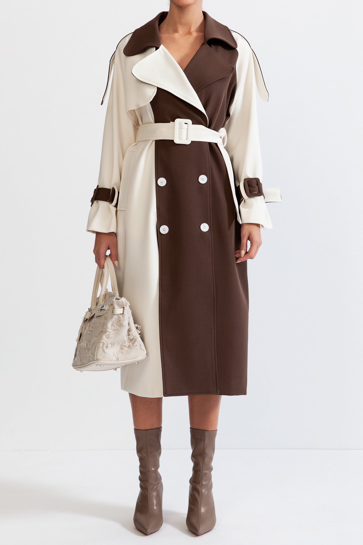 Hannah™ - Stylish Double Breasted Trench Coat