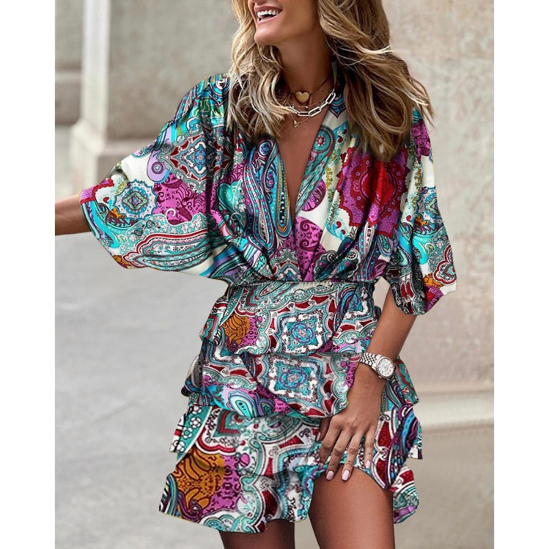 Peyton™ - Stylish Print Dress