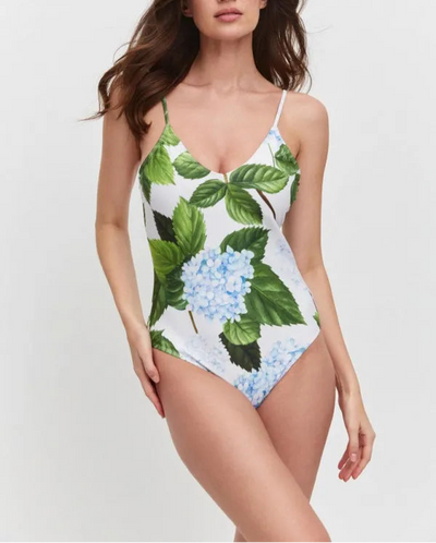 Scarlett™ - Stylish Floral Swimsuit With Skirt