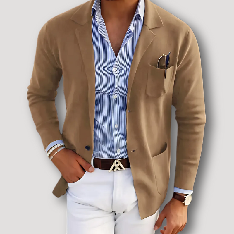 Liam™ - Sophisticated Wrap Cardigan