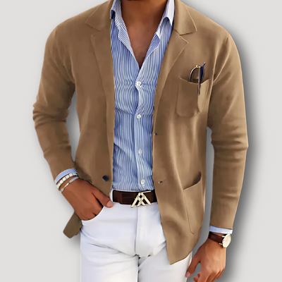 Liam™ - Sophisticated Wrap Cardigan