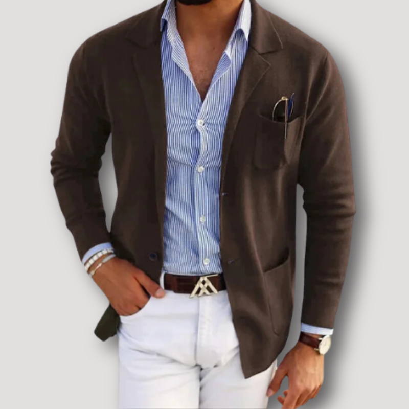 Liam™ - Sophisticated Wrap Cardigan