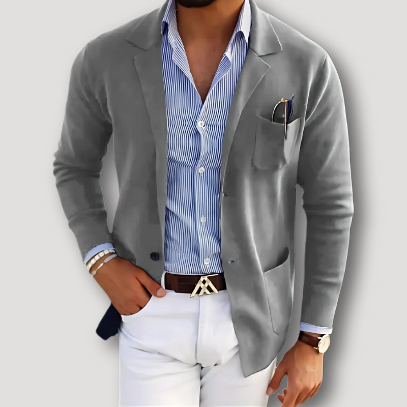 Liam™ - Sophisticated Wrap Cardigan