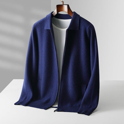 Jackson™ - Stylish Full Zip Cashmere Cardigan