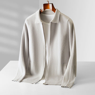 Jackson™ - Stylish Full Zip Cashmere Cardigan