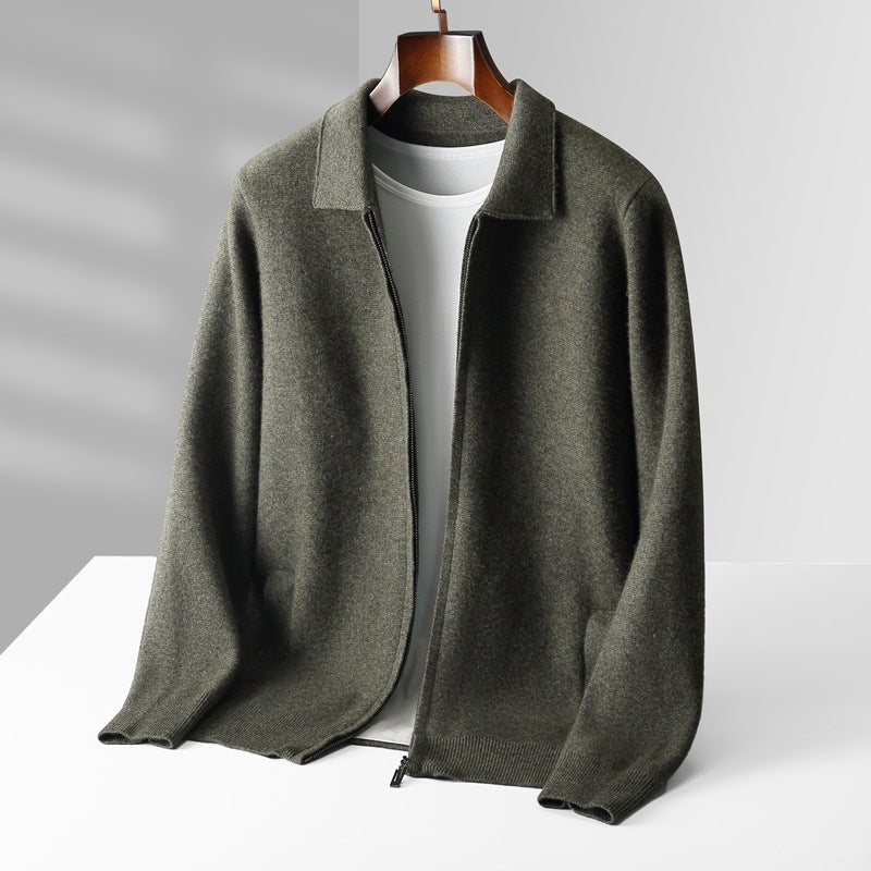 Jackson™ - Stylish Full Zip Cashmere Cardigan